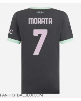 AC Milan Alvaro Morata #7 Tricou Fotbal Replică 2024-25 Femei Treilea